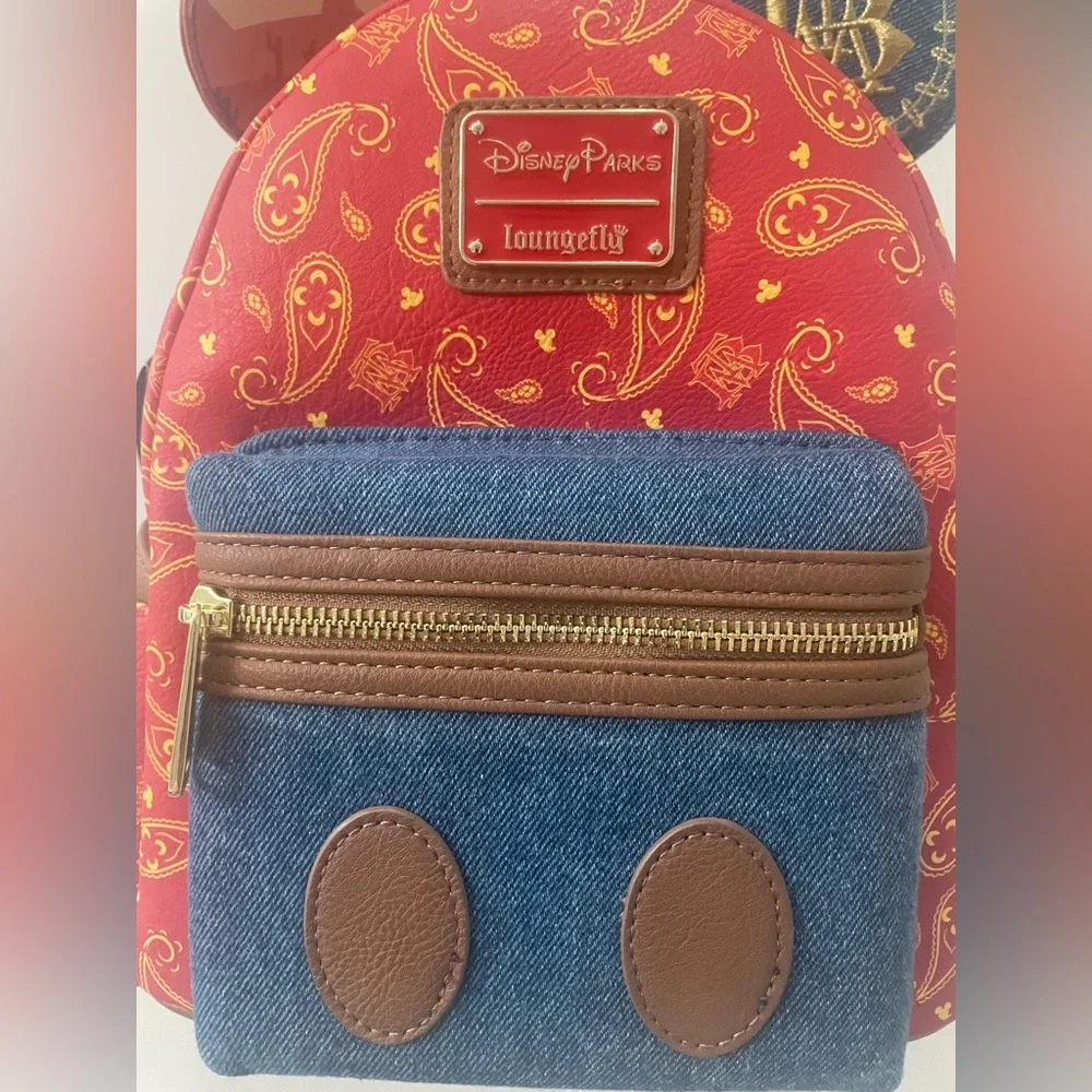Disney Mickey Thunder Mountain Loungefly Backpack New